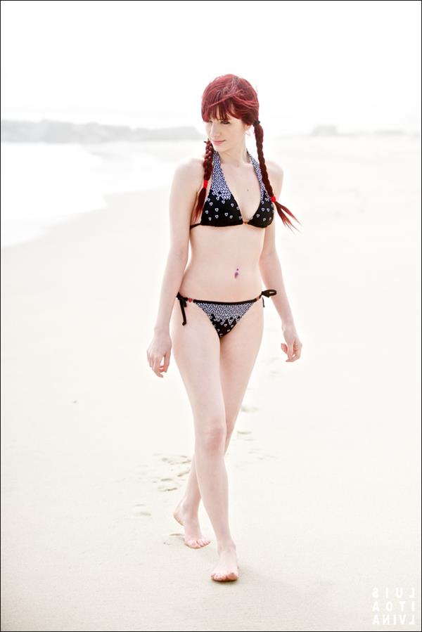 Susan Coffey in a bikini