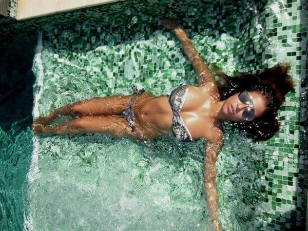 Andrea Ando in a bikini