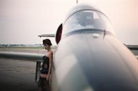 Susan Coffey in lingerie