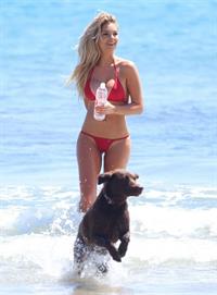 Sarah Louise Harris in a bikini