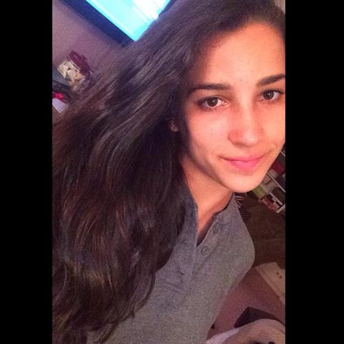 Aly Raisman taking a selfie