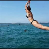 Ivana Španović in a bikini