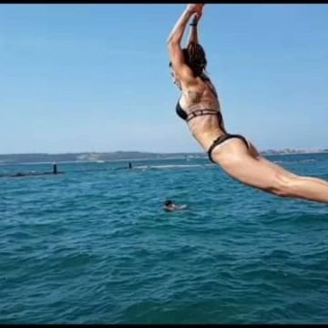 Ivana Španović in a bikini