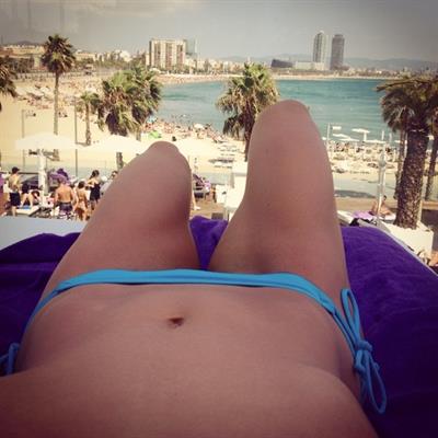 Michelle Jenneke in a bikini