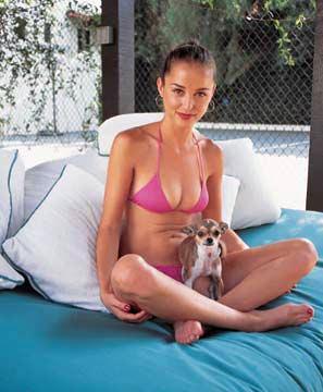 Carla Alapont in a bikini