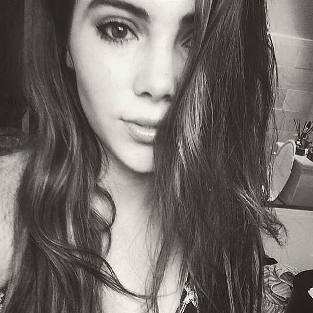 McKayla Maroney taking a selfie