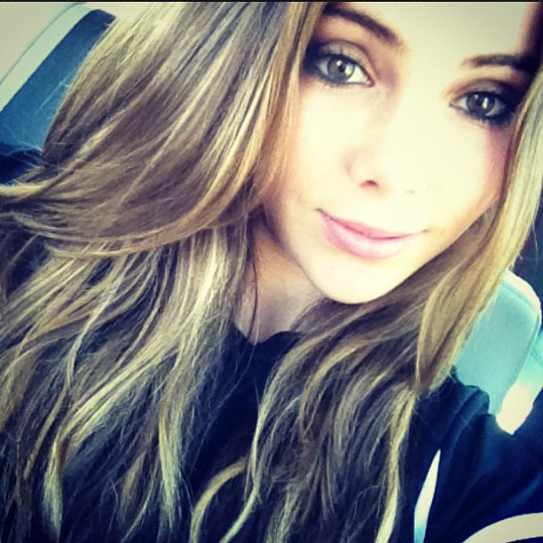 McKayla Maroney taking a selfie