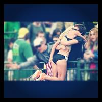 Emma Coburn in a bikini - ass