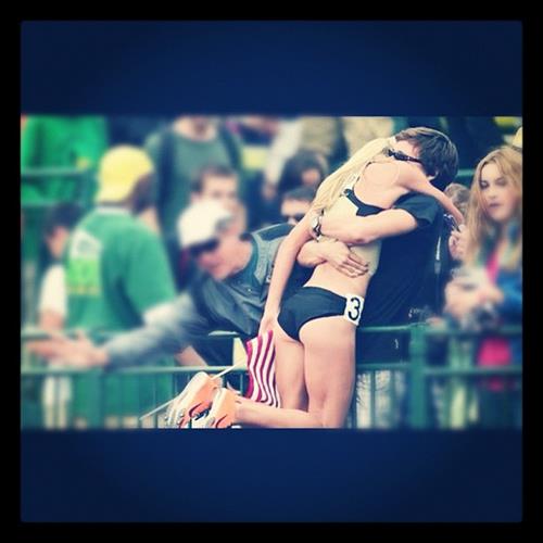 Emma Coburn in a bikini - ass