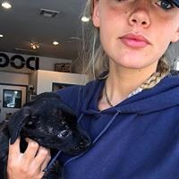 Bronte Blampied taking a selfie