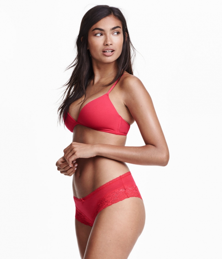 Kelly Gale in lingerie