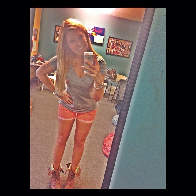 Kayla Garvey taking a selfie