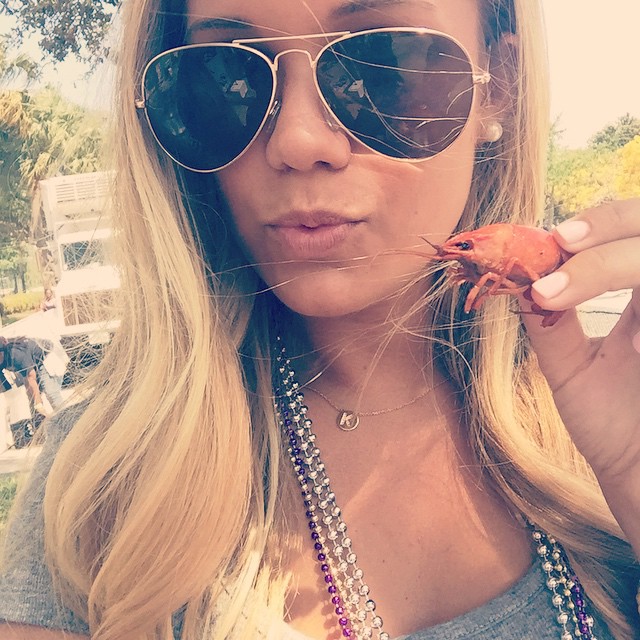 Kayla Garvey taking a selfie