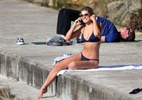 Ashley Hart in a bikini on Bondi Beach in Sydney - 8/15/16