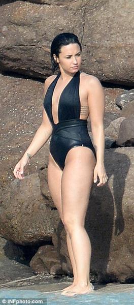 Demi Lovato in a bikini