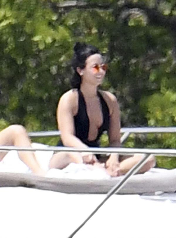 Demi Lovato in a bikini