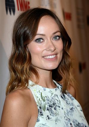Olivia Wilde debuts her small baby bump while attending the 2013 International Women’s Media Foundation’s Courage in Journalism Awards at the Beverly Hills Hotel on Tuesday (October 29, 2013) in Beverly Hills, Calif.