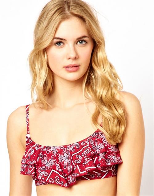 Megan Williams in a bikini