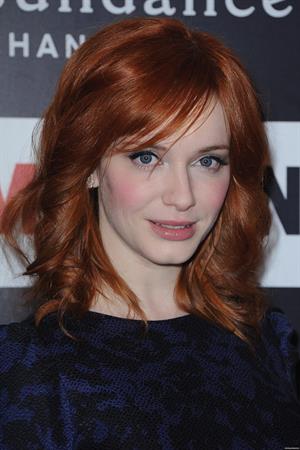 Christina Hendricks Mad Men photocall at Forum des Images in Paris on February 9 