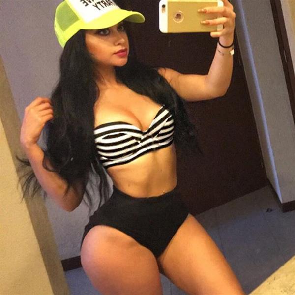 Jailyne Ojeda Ochoa in a bikini taking a selfie