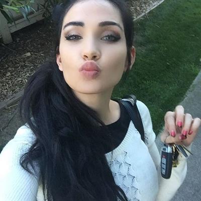 Kristina Basham taking a selfie