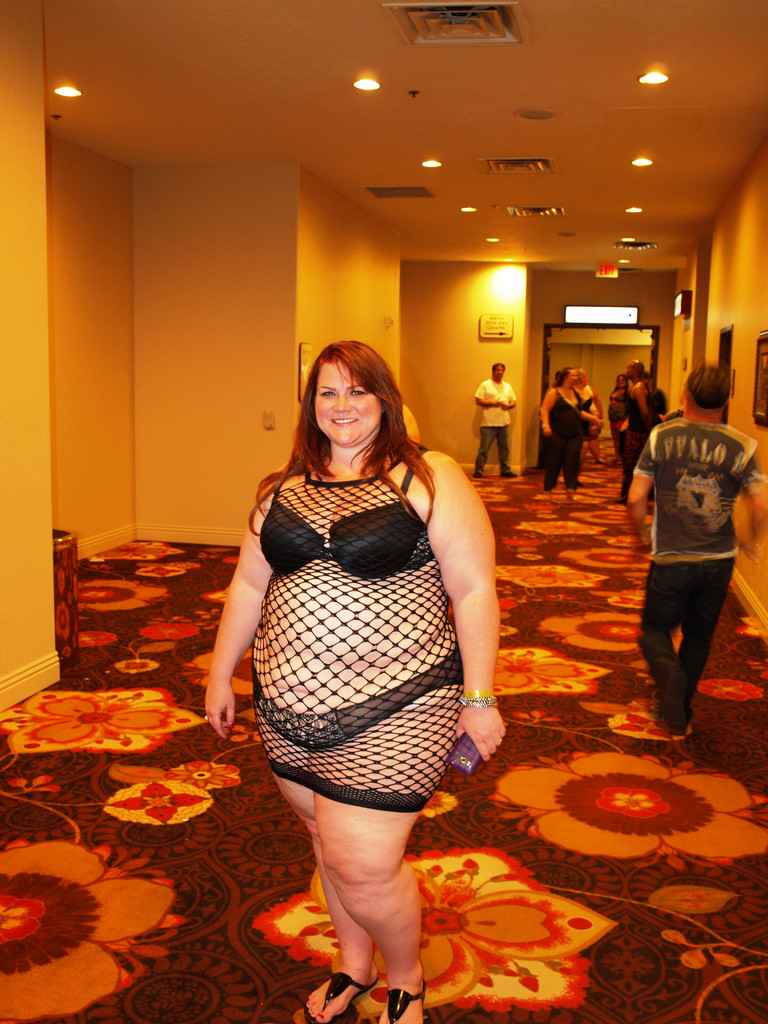 Anonymous in lingerie