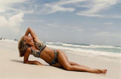 Amy Leigh Andrews in a bikini