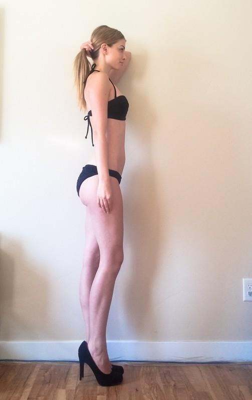Marina Laswick in a bikini