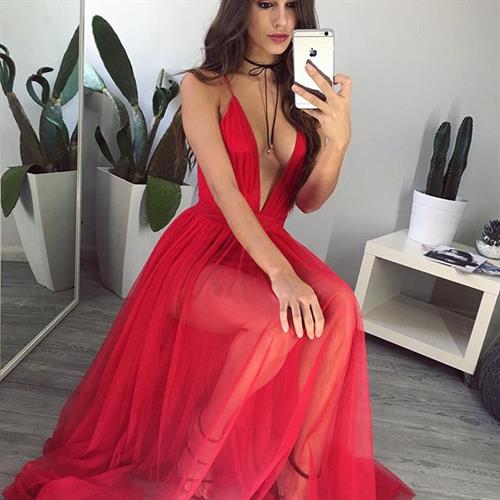 Betsy Alvarez taking a selfie