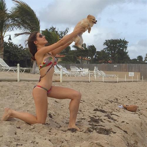 Amanda Cerny in a bikini