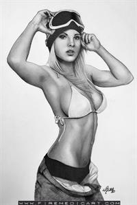 Mallory Clark in a bikini