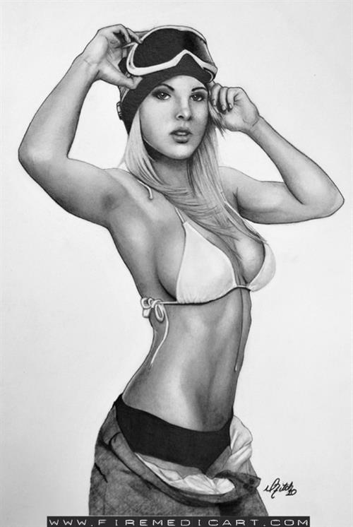 Mallory Clark in a bikini