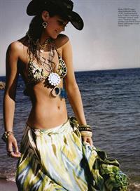 Violet Budd in a bikini