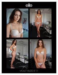 Violet Budd in lingerie