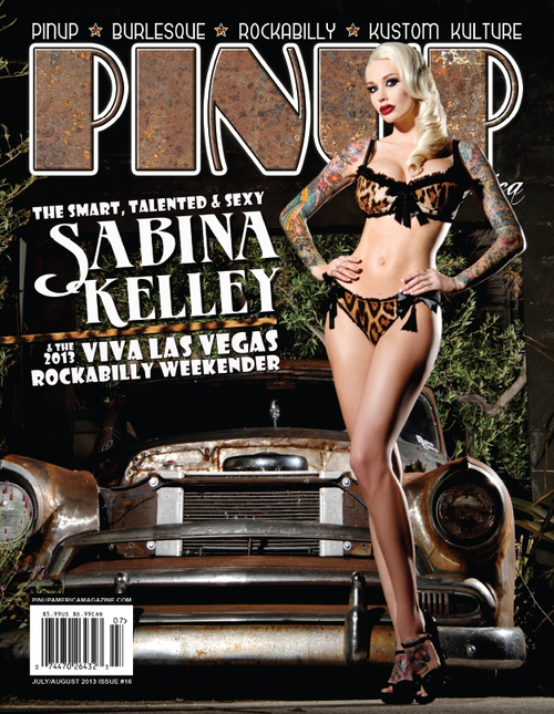 Sabina Kelley in lingerie