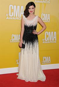 Lucy Hale at the 46th annual CMA awards