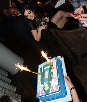 Lucy Hale NYLON celebrates Dec/Jan Cover Star Lucy Hale in Los Angeles 12/7/12 