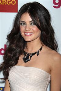 Lucy Hale at the GLAAD Awards in LA April 10, 2011
