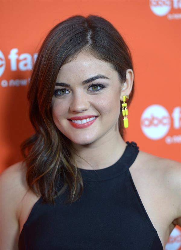 Actress Lucy Hale at the ABC Family West Coast Upfronts party at The Sayers Club on May 1, 2012 in Hollywood, California. 