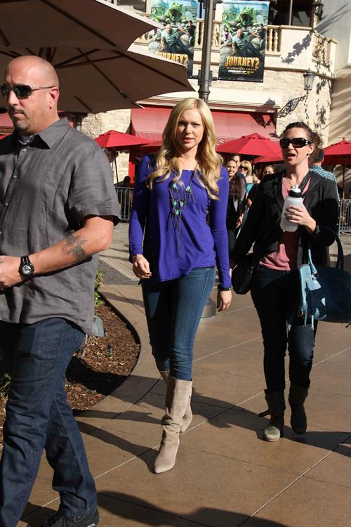 Laura Prepon at The Grove in Los Angeles on January 5, 2012