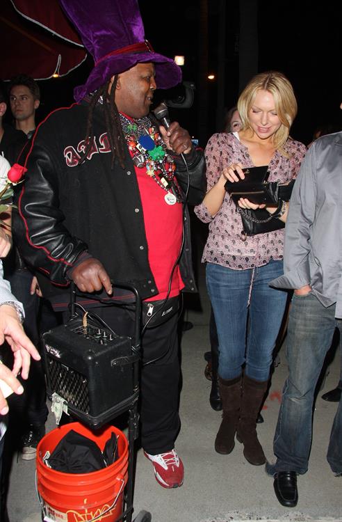 At Trousdale nightclub in L.A. - April 6, 2010