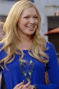 On  Extra  at The Grove in Los Angeles - January 5, 2012