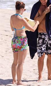 Kristin Davis in a bikini - ass