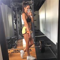 Kayla Itsines taking a selfie