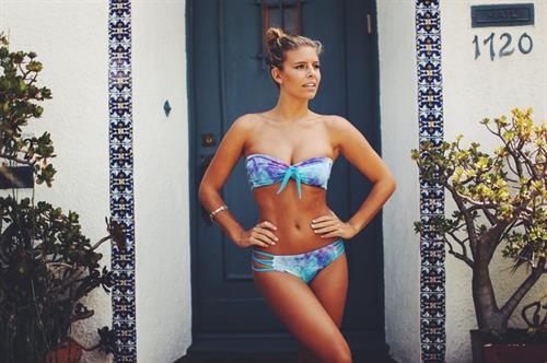 Natasha Oakley in a bikini