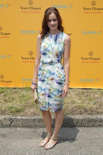 Alexis Bledel at the 2010 Veuve Clicquot Manhatten Polo Classic on June 27, 2010
