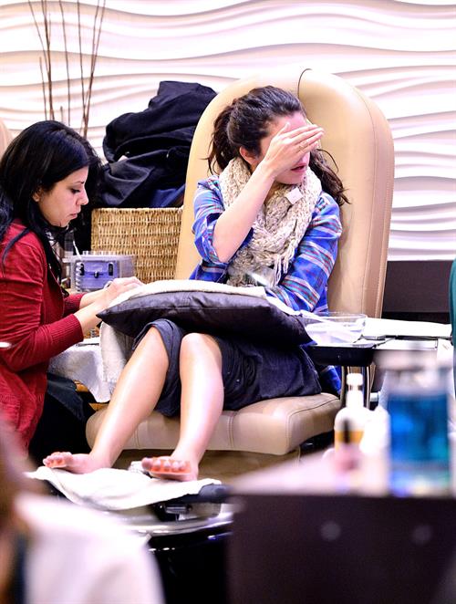 Selena Gomez in Encino 1/3/13  