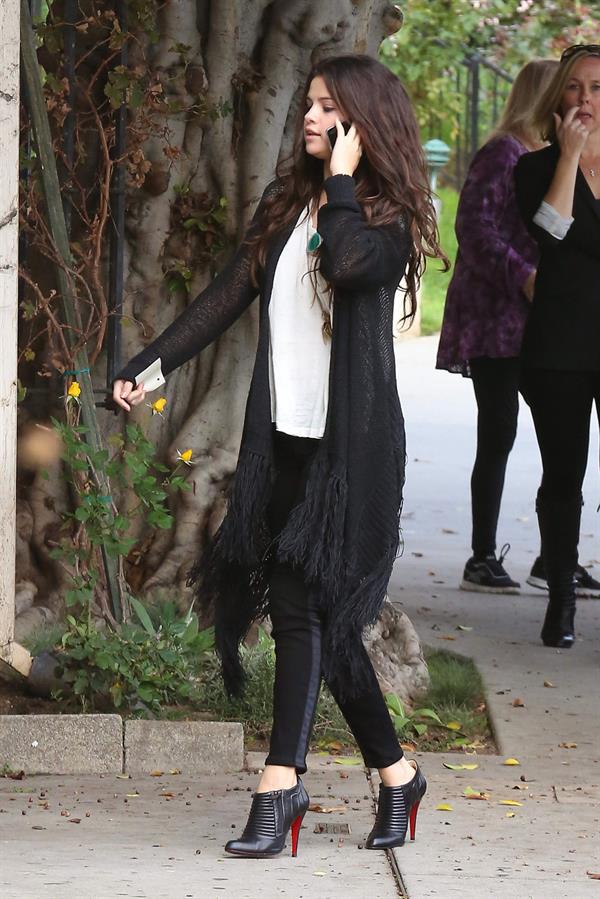 Selena Gomez West Hollywood December 13, 2012 