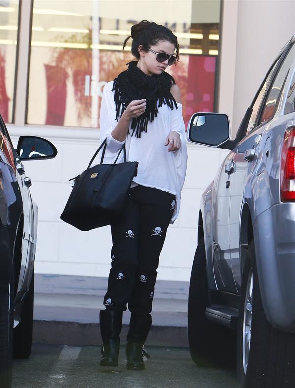 Selena Gomez out and about in Encino 1/13/13 