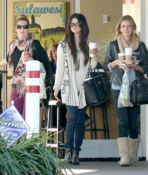 Selena Gomez in Burbank January 16, 2013 
